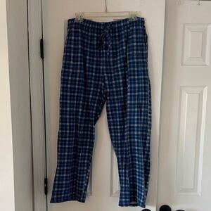 Hane’s Blue Plaid Men's Pajama Pants